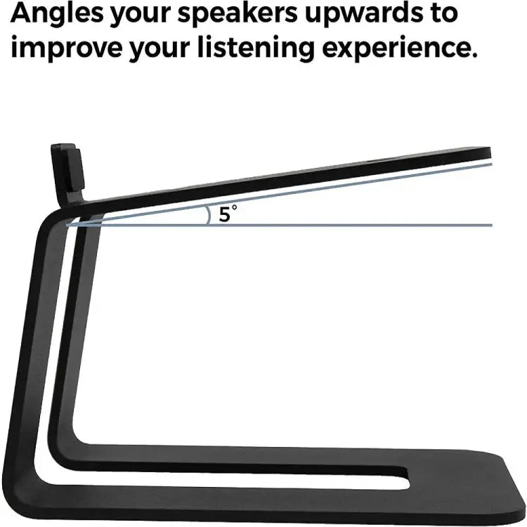 Desktop Stand For Desktop Speakers Audio Monitor Black - Black