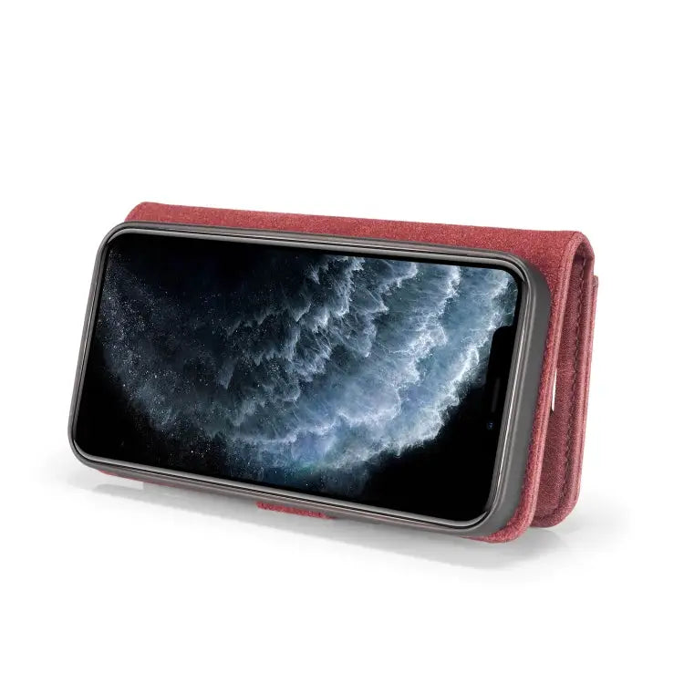 DG.MING Crazy Horse Texture Detachable Magnetic Leather Case For iPhone 12/12 Pro For iPhone 12 Pro Max For Samsung