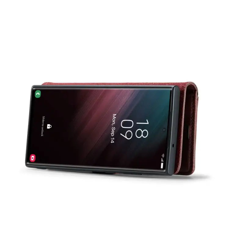 DG.MING Crazy Horse Texture Detachable Magnetic Leather Case For Samsung Galaxy S23 Ultra 5G - Samsung Accessories