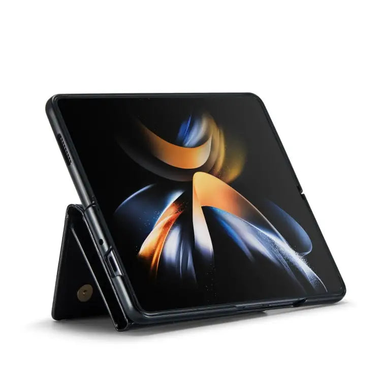 DG.MING M3 Series Glitter Powder Card Bag Leather Case For Samsung Galaxy Z Fold3 5G For Samsung Galaxy Z Fold4 5G