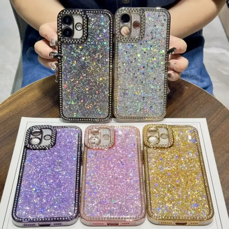 Diamond Glitter Sequins TPU Phone Case For iPhone 14 Pro Max For iPhone 13 Pro Max For iPhone 13 Pro For iPhone 13