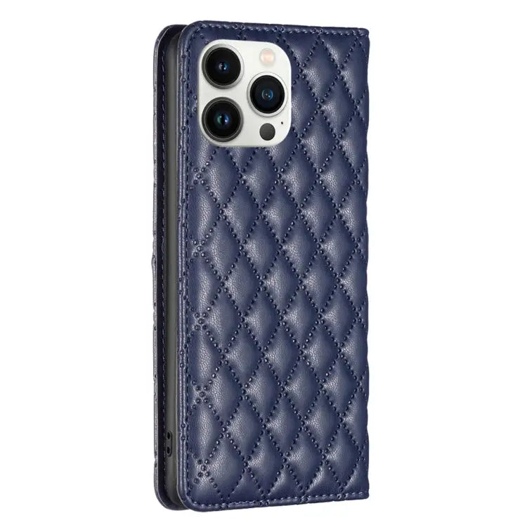 Diamond Lattice Magnetic Leather Flip Phone Case For iPhone 13 Pro Max For iPhone 13 Pro For iPhone 13 For iPhone 12
