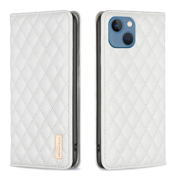 Diamond Lattice Magnetic Leather Flip Phone Case For iPhone 13 Pro Max For iPhone 13 Pro For iPhone 13 For iPhone 12