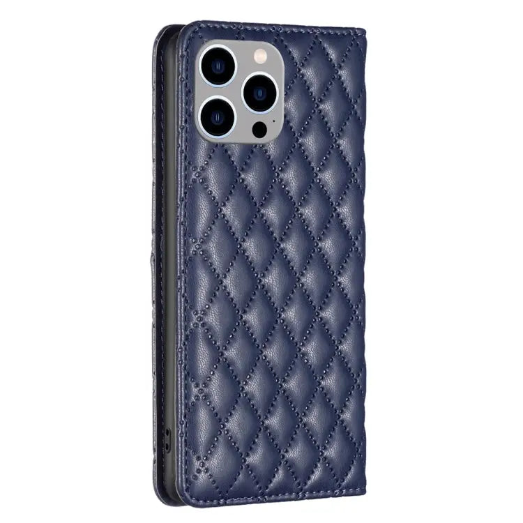 Diamond Lattice Magnetic Leather Flip Phone Case For iPhone 14 Pro Max For iPhone 14 Pro For iPhone 14 Plus For iPhone