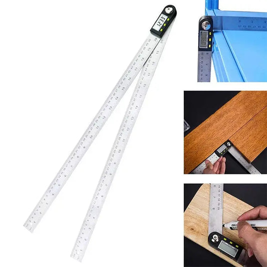 Digital Display Angle Finder Meter Protractor Goniometer Ruler Measure Range: 500mm 500mm Ruler - 500mm Ruler