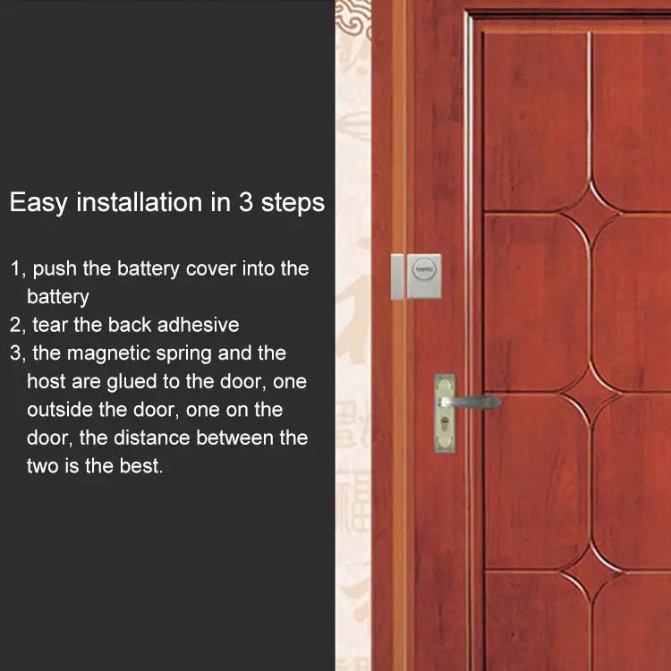 DOBERMAN SE-0119 Household Anti-theft Wireless Remote Control Door Magnetic Sensor Alarm SE-0119 - SE-0119