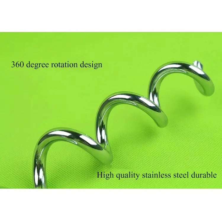 Dog Pile Fixation Spiral Nail with Handle For Medium Small Dog Long Training Outdoor Size: 45cm*9mm Size: 45cm*9mm