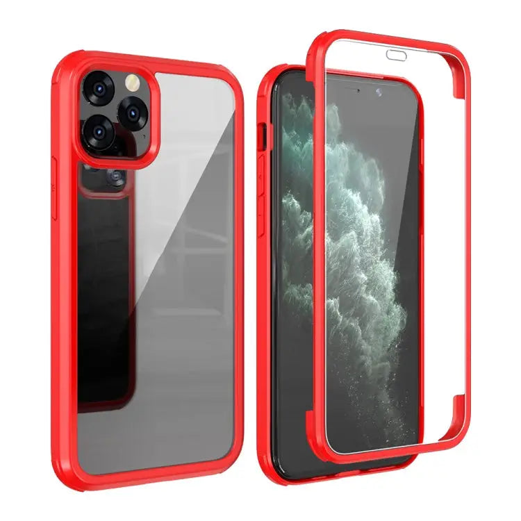 Double-sided Plastic Glass Protective Case For iPhone 11 Pro For iPhone 11 For iPhone 11 Pro Max - For iPhone 11 Pro