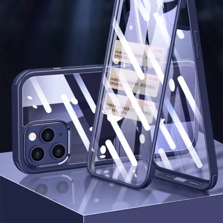 Double-sided Plastic Glass Protective Case For iPhone 12 mini For iPhone 12 / 12 Pro For iPhone 12 Pro Max - Apple