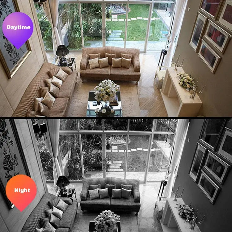 DP36 1080P Smoke Alarm Bulb WiFi Camera Support IR Night Vision / Motion Detection / Two-way Voice DP36 - DP36