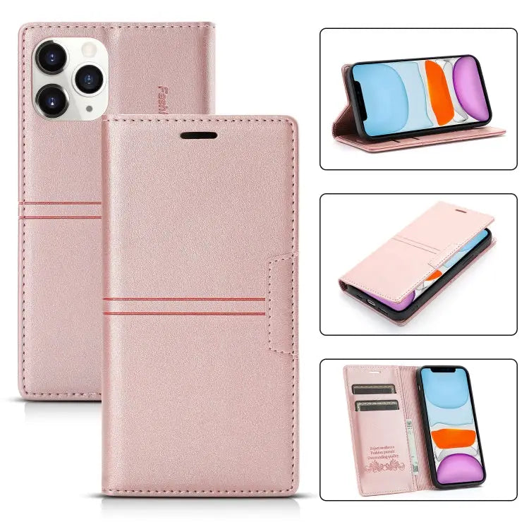Dream Magnetic Suction Business Horizontal Flip PU Leather Case with Holder & Card Slot & Wallet For iPhone 12 mini