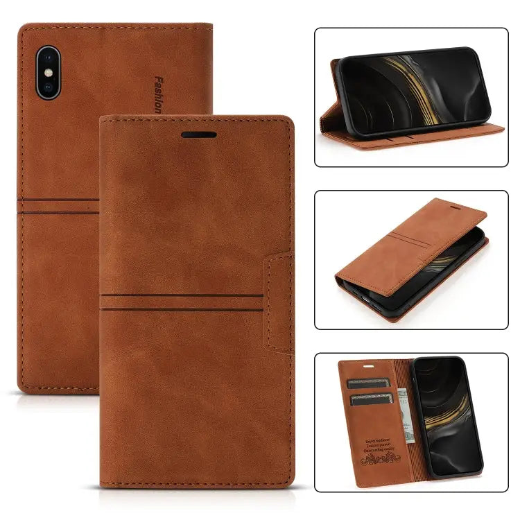 Dream Magnetic Suction Business Horizontal Flip PU Leather Case with Holder & Card Slot & Wallet For iPhone 11 Pro