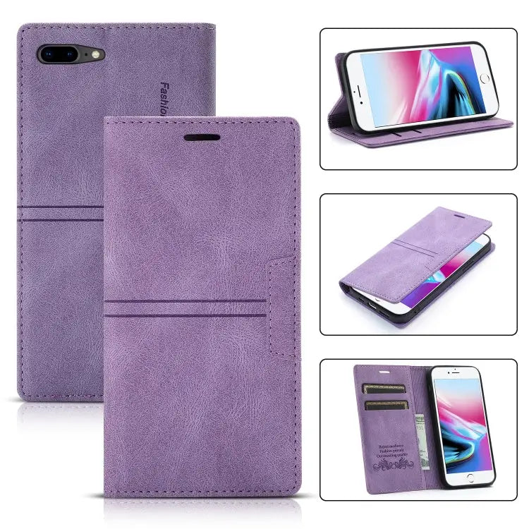 Dream Magnetic Suction Business Horizontal Flip PU Leather Case with Holder & Card Slot & Wallet For iPhone XS Max