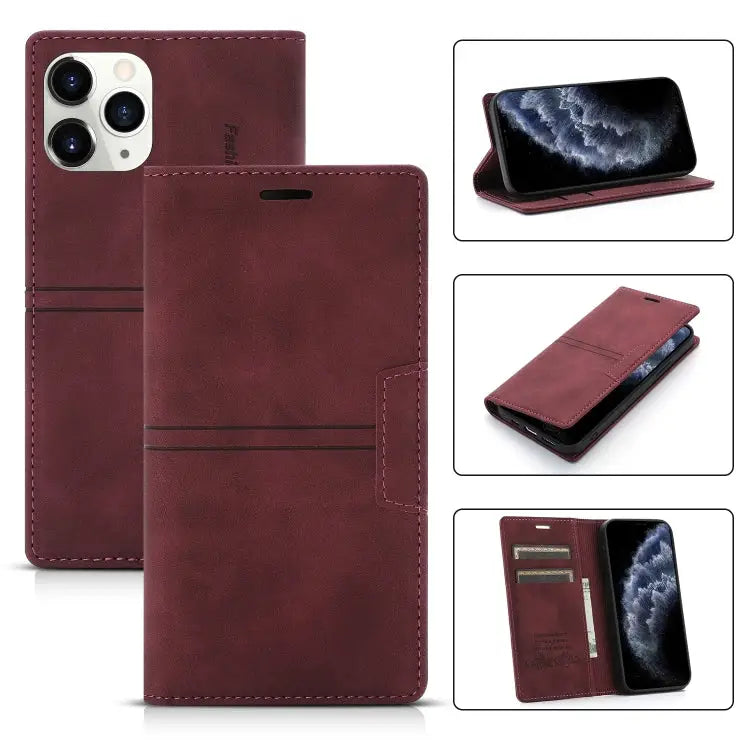 Dream Magnetic Suction Business Horizontal Flip PU Leather Case with Holder & Card Slot & Wallet For iPhone 11 Pro