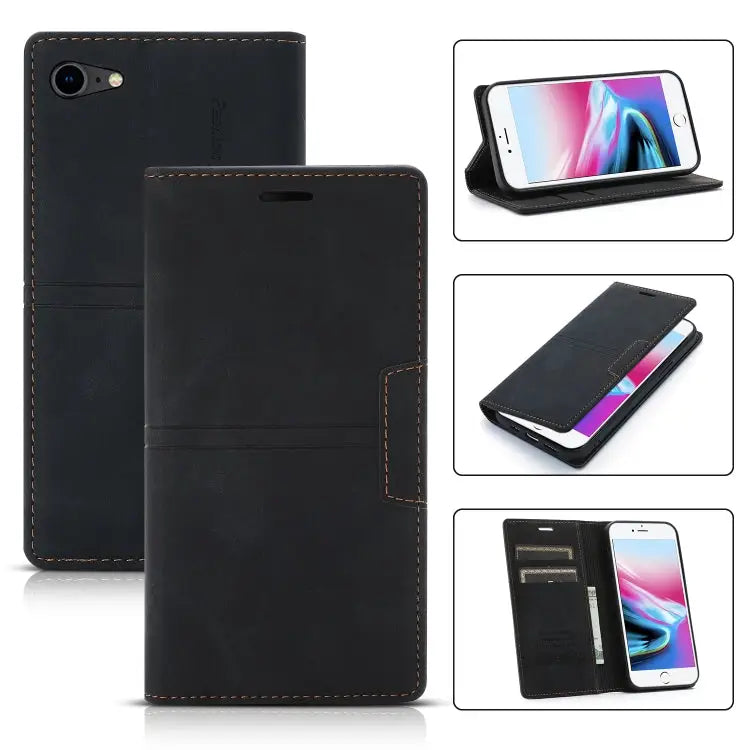 Dream Magnetic Suction Business Horizontal Flip PU Leather Case with Holder & Card Slot & Wallet For iPhone XS Max