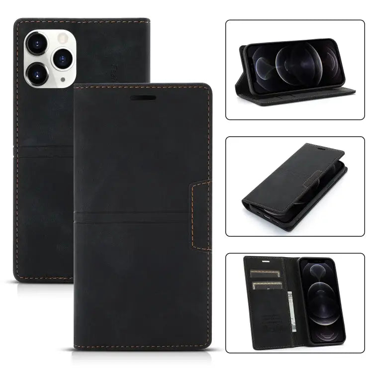Dream Magnetic Suction Business Horizontal Flip PU Leather Case with Holder & Card Slot & Wallet For iPhone 12 mini