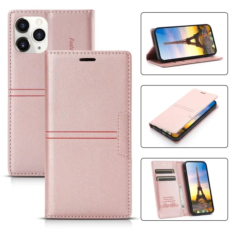 Dream Magnetic Suction Business Horizontal Flip PU Leather Case with Holder & Card Slot & Wallet For iPhone 13 mini