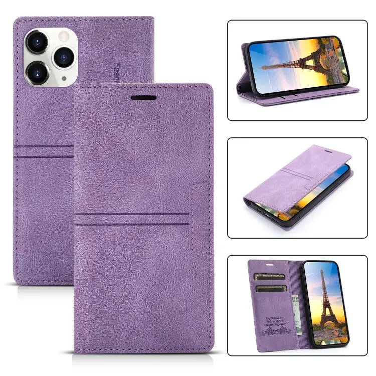 Dream Magnetic Suction Business Horizontal Flip PU Leather Case with Holder & Card Slot & Wallet For iPhone 13 mini