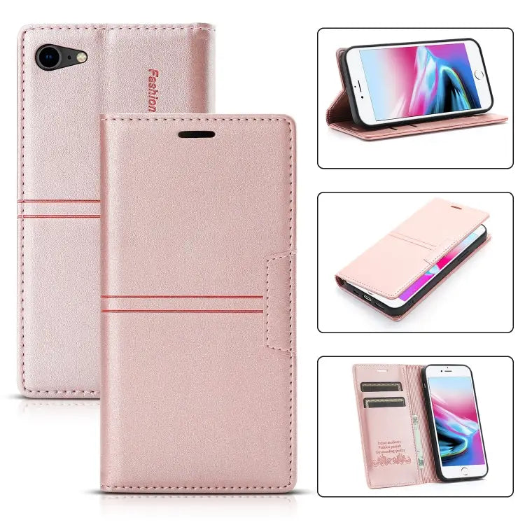 Dream Magnetic Suction Business Horizontal Flip PU Leather Case with Holder & Card Slot & Wallet For iPhone XS Max