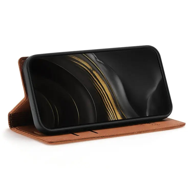 Dream Magnetic Suction Business Horizontal Flip PU Leather Case with Holder & Card Slot & Wallet For iPhone XS Max