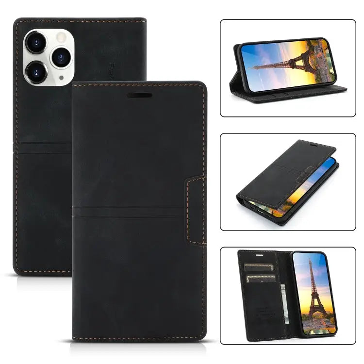 Dream Magnetic Suction Business Horizontal Flip PU Leather Case with Holder & Card Slot & Wallet For iPhone 13 mini