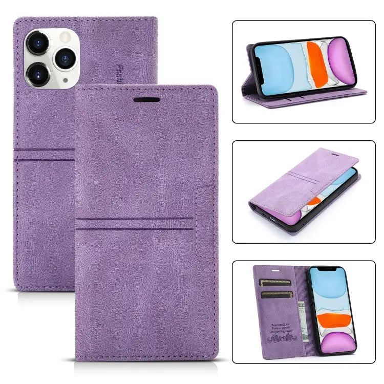 Dream Magnetic Suction Business Horizontal Flip PU Leather Case with Holder & Card Slot & Wallet For iPhone 12 mini