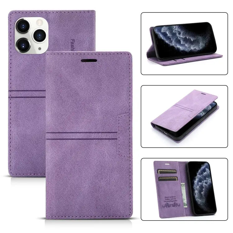 Dream Magnetic Suction Business Horizontal Flip PU Leather Case with Holder & Card Slot & Wallet For iPhone 11 Pro