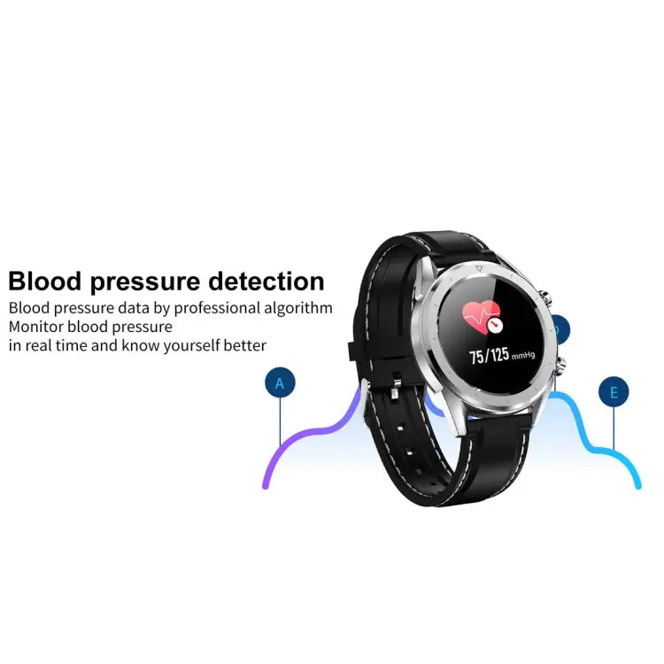 DT28 1.54inch IP68 Waterproof Silicone Strap Smartwatch Bluetooth 4.2 Support Incoming Call Reminder / Blood Pressure