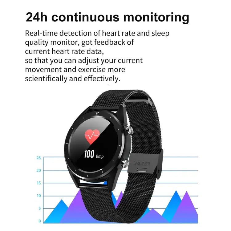 DT28 1.54inch IP68 Waterproof Silicone Strap Smartwatch Bluetooth 4.2 Support Incoming Call Reminder / Blood Pressure