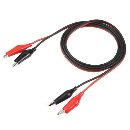 Dual Alligator Clip Test Lead Probe Cable Length: 1m