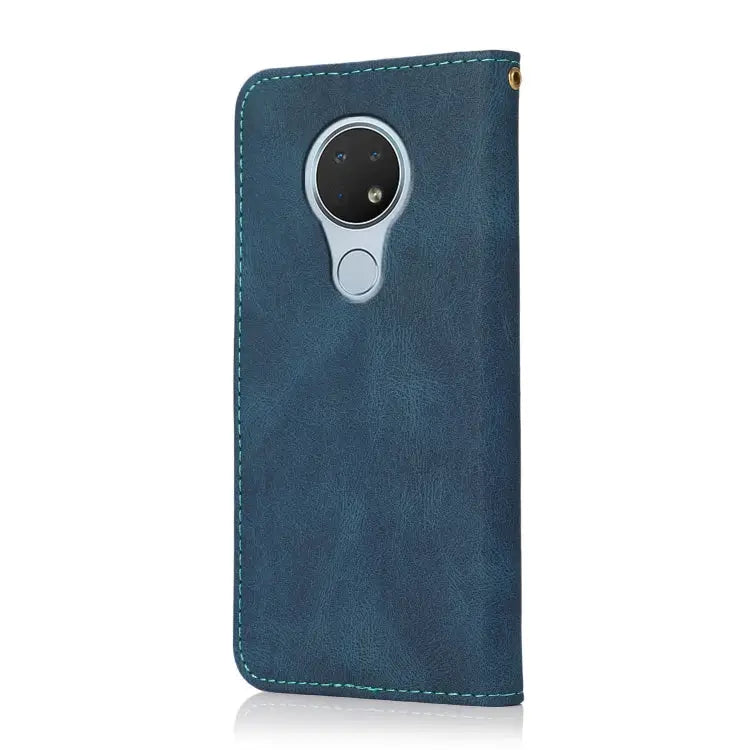 Dual-color Stitching Leather Phone Case For Nokia 6.2 / 7.2 For Nokia G10 / G20 / 6.3 For Nokia X10 / X20 - Mobile