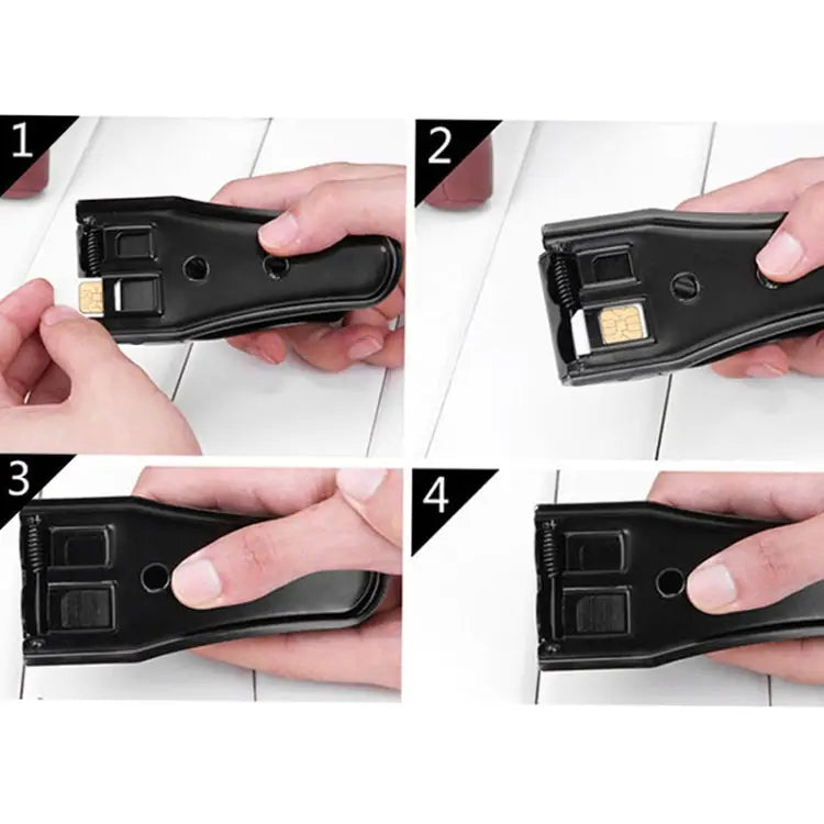 Dual Nano Sim Cutter for iPhone / Samsung / Huawei / Xiaomi (With Nano SIM to Micro SIM Card Adapter + Nano SIM
