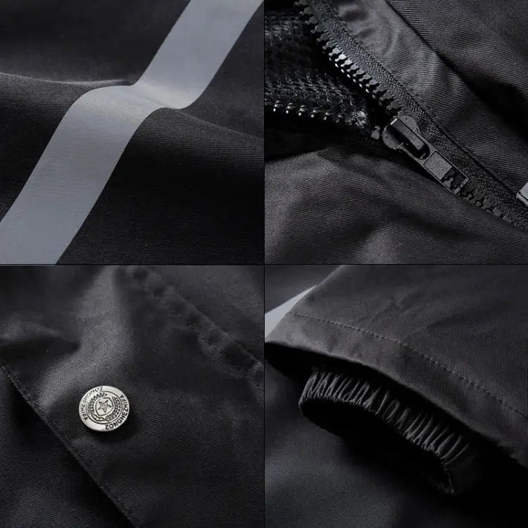 Durable Reflective Motorcycle Split Raincoat Pants Riding Bicycle Electric Bike Windproof Waterproof Rain Wear