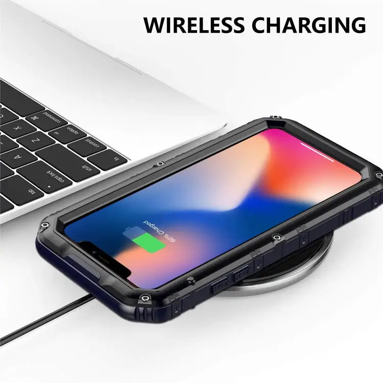 Dustproof Shockproof Waterproof Silicone + Metal Protective Case For iPhone 11 For iPhone 11 Pro Max For iPhone 11 Pro