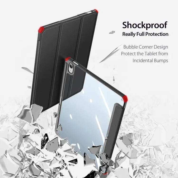 DUX DUCIS TOBY Series Antiskid Leather Smart Tablet Case For iPad 10th Gen 10.9 2022 - Apple Accessories