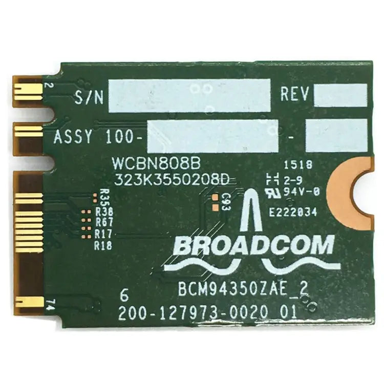 DW1820A BCM94350ZAE 802.11ac BT4.1 867Mbps M.2 / NGFF WiFi Wireless Card DW1820A - DW1820A
