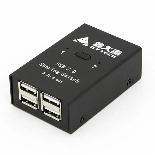 DY-B046 2 In 4 Out USB 2.0 Sharing Switch USB Flash Printer Adapter DY-B046 - DY-B046
