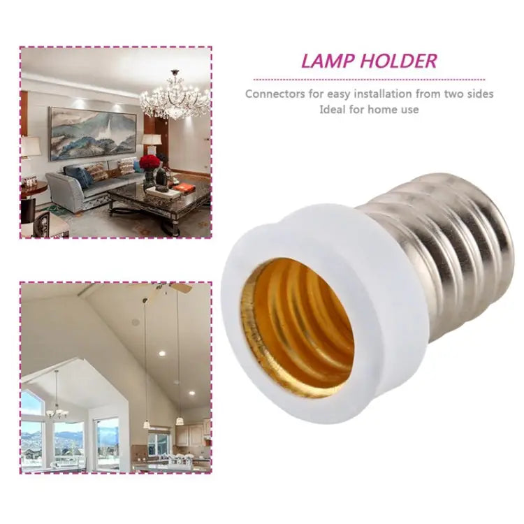 E14 to E12 Light Lamp Bulbs Adapter Converter E14 to E12 - E14 to E12