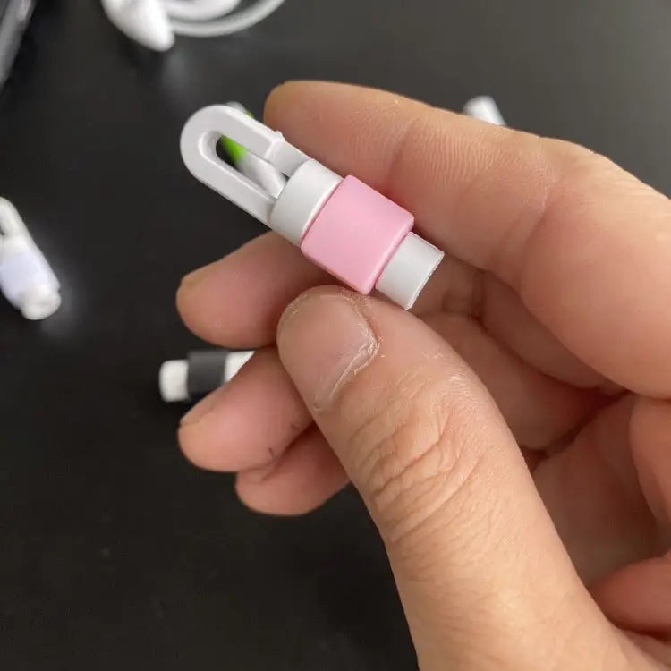 Earphone Headphone Wire Cable Line Protective Cover Winder Cord Wrap Organizer Random Color Delivery - 1PCS Organizer