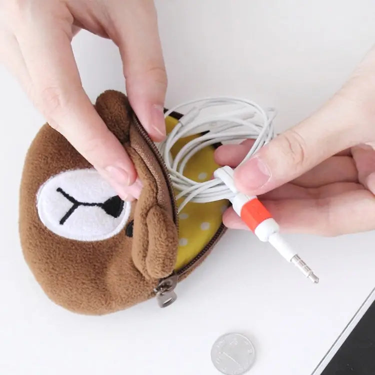 Earphone Headphone Wire Cable Line Protective Cover Winder Cord Wrap Organizer Random Color Delivery - 1PCS Organizer