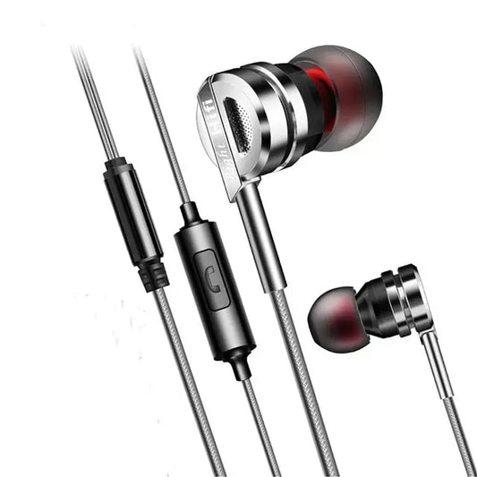 Earphone Headphones D05 Metal Stereo Headset with Mic Earphones Noise Cancelling auriculares Earbud for phone Xiaomi