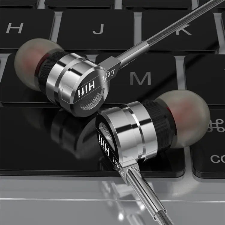Earphone Headphones D05 Metal Stereo Headset with Mic Earphones Noise Cancelling auriculares Earbud for phone Xiaomi