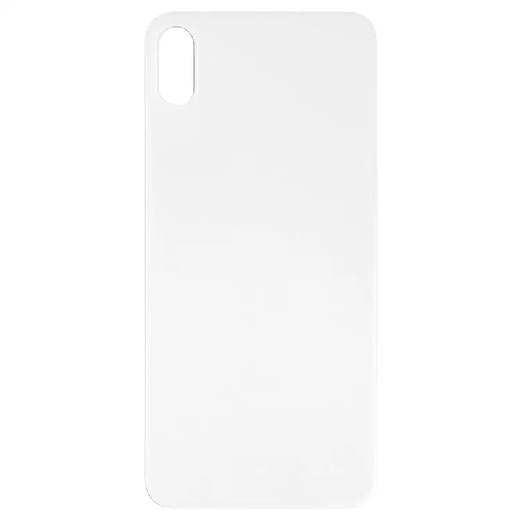 Easy Replacement Big Camera Hole Glass Back Battery Cover with Adhesive for iPhone X