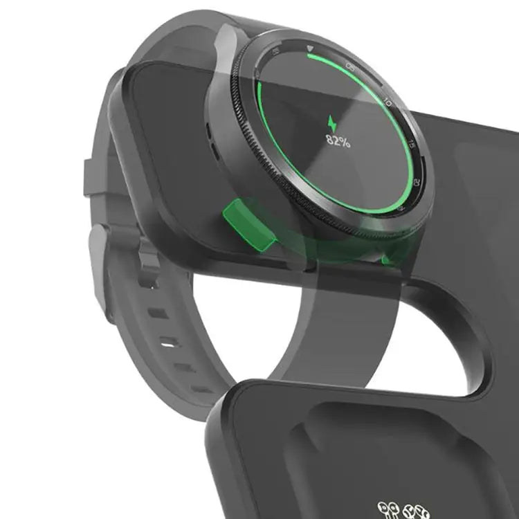 EDCS889 for Samsung Series 3 In 1 Mobile Phone Watch Earphone Wireless Charger - EDCS889 (Black)