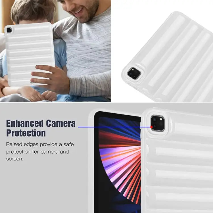 Eiderdown Cushion Shockproof Tablet Case For iPad Pro 12.9 2022 / 2021 For iPad 9.7 2018 / 2017 For iPad Pro 11 2022