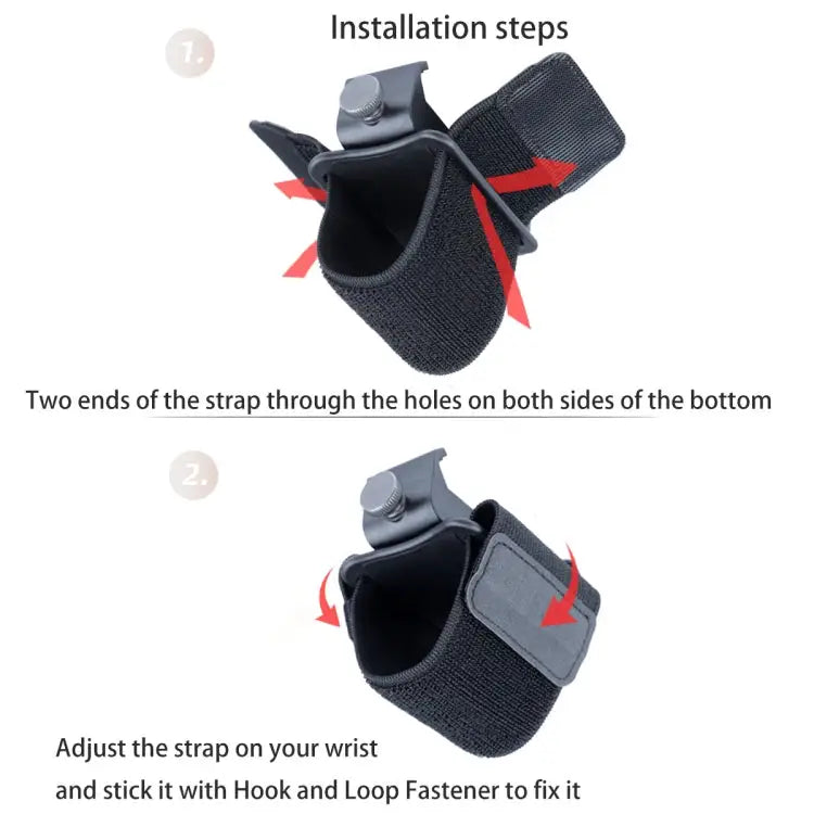Elastic Wristband Hands Free Phone Holder Wristband Length: 24cm - Wristband Length: 24cm