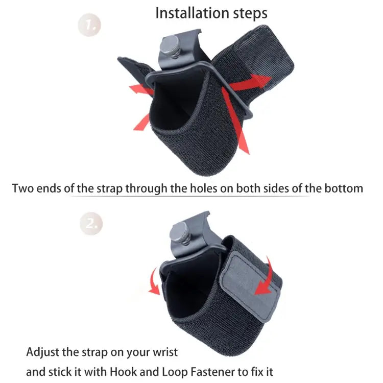 Elastic Wristband Hands Free Phone Holder Wristband Length: 40cm - Wristband Length: 40cm
