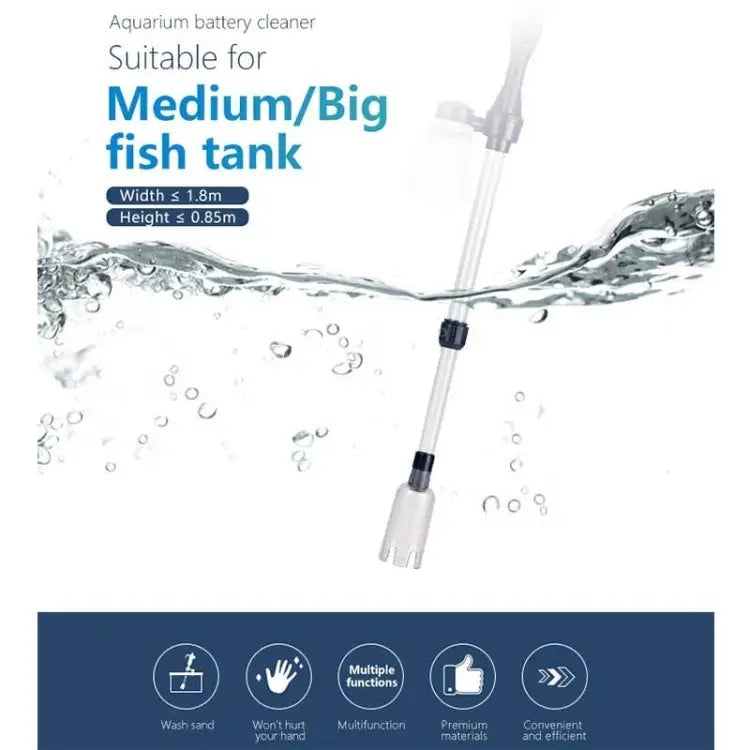 Electric Multi-functional Length Adjustable Fish Tank Cleaning Water Filter Multi-functional - Multi-functional