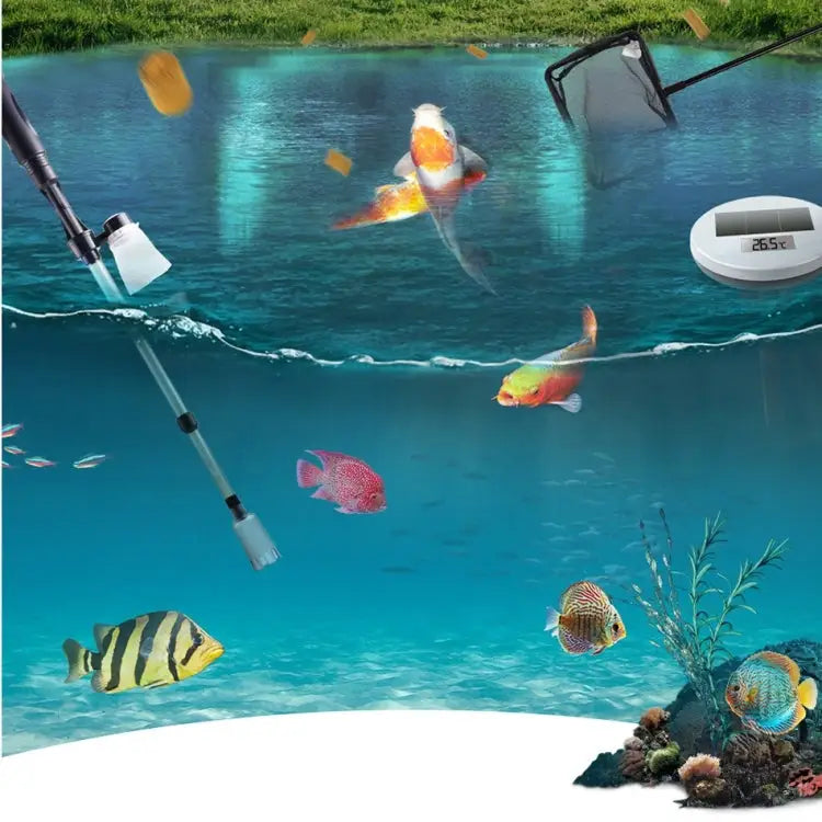 Electric Multi-functional Length Adjustable Fish Tank Cleaning Water Filter Multi-functional - Multi-functional