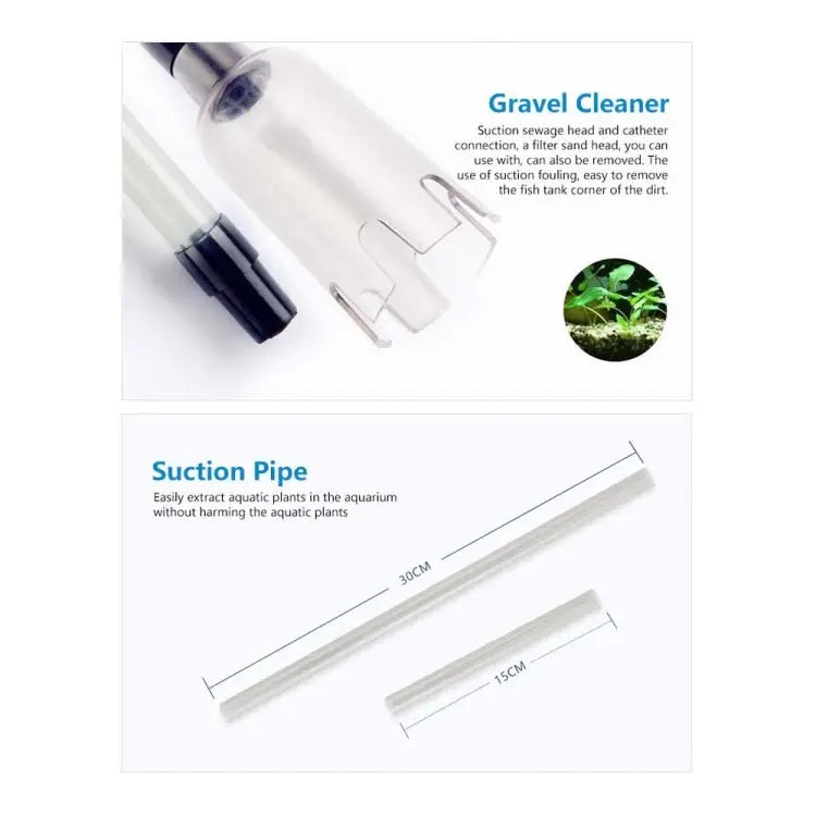 Electric Multi-functional Length Adjustable Fish Tank Cleaning Water Filter Multi-functional - Multi-functional